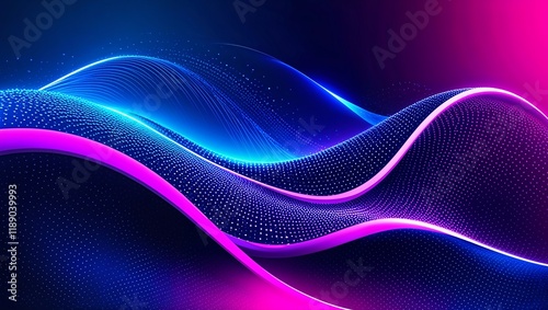 blue gradient abstract background with lines