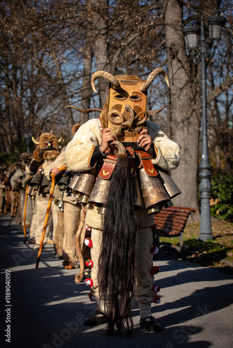 Masquerade festival in Sofia, Bulgaria