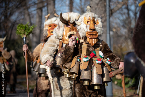 Masquerade festival in Sofia, Bulgaria