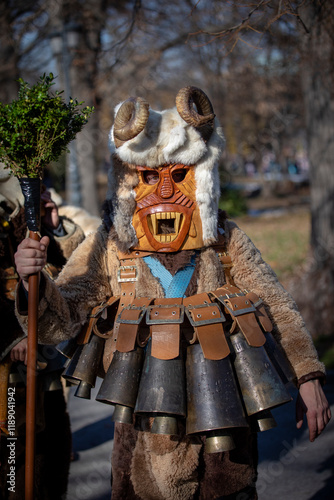 Masquerade festival in Sofia, Bulgaria