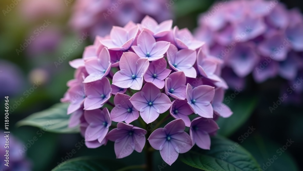 A close-up of vibrant purple hydrangea flowers with soft focus. Ideal for nature, floral, and garden themes, symbolizing beauty and elegance. A close-up of vibrant purple hydrangea flowers with soft focus. Ideal for nature, floral, and garden themes, symbolizing beauty and elegance.