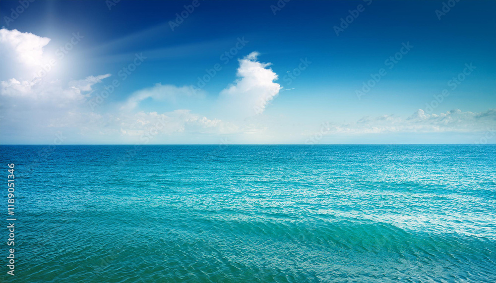 Obraz premium nature summer or spring ocean sea background
