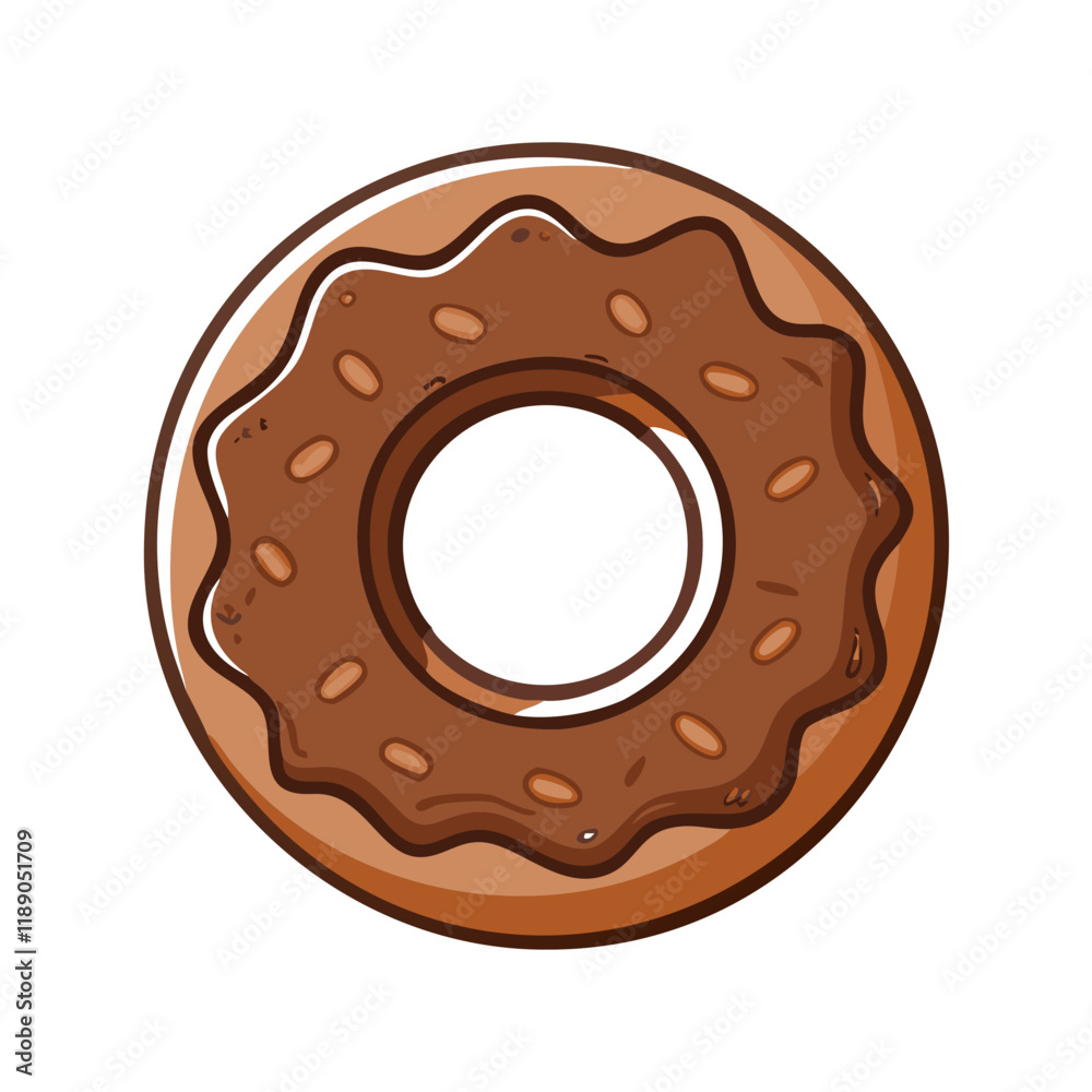 chocolate doughnut vector icon, chocolate doughnut vector illustration - simple illustration of chocolate doughnut, perfect for logos,and chocolate doughnut -themed designs. chocolate doughnut vector icon, chocolate doughnut vector illustration - simple illustration of chocolate doughnut, perfect for logos,and chocolate doughnut -themed designs.