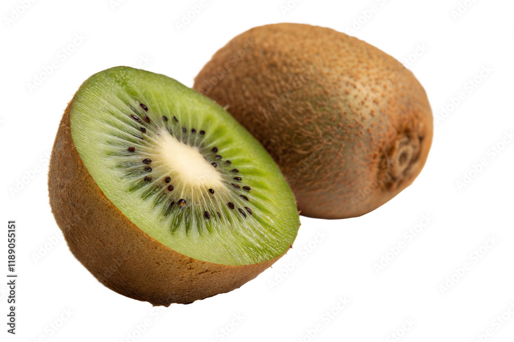 Obraz premium Un kiwi aislado