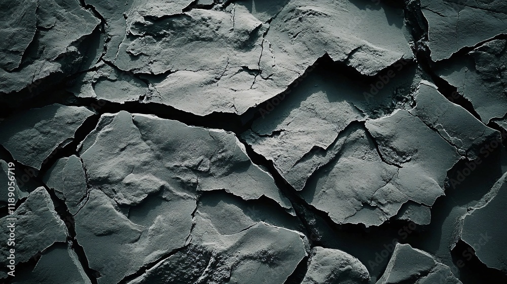 Dark Cracked Earth Texture Background Dramatic Dry Land Surface Dark Cracked Earth Texture Background Dramatic Dry Land Surface