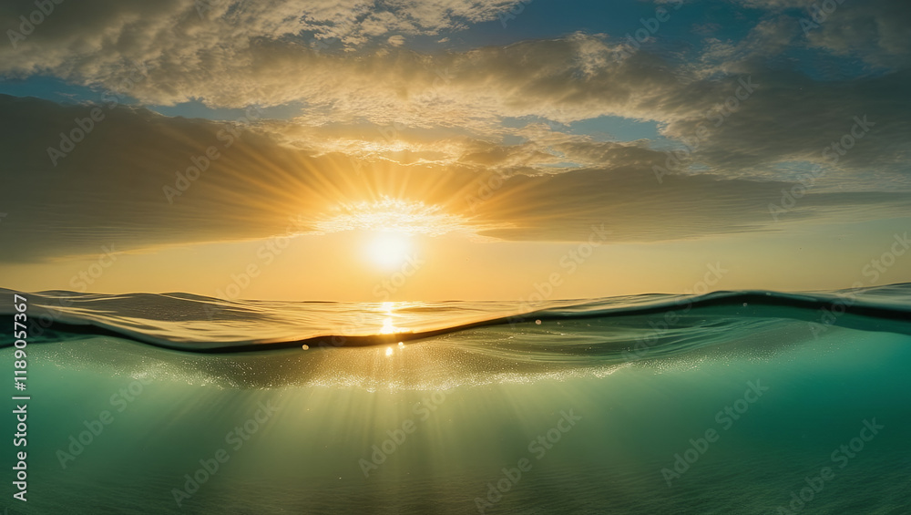 Naklejka premium sea and wather 