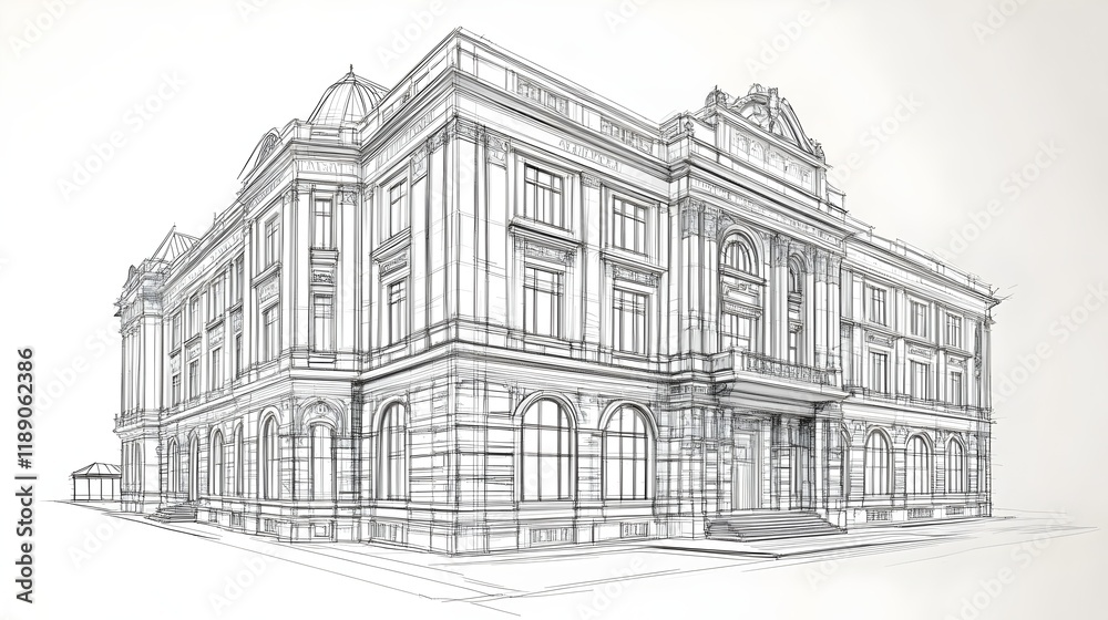 3D digital black or wireframe representation of a house. concept for architectural design, 3D modeling, or construction planning. a Victorian-style house, showing detailed structure and illumination 3D digital black or wireframe representation of a house. concept for architectural design, 3D modeling, or construction planning. a Victorian-style house, showing detailed structure and illumination