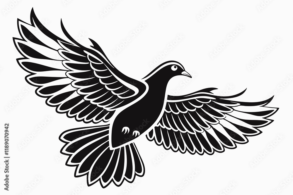 Obraz premium dove of peace vector