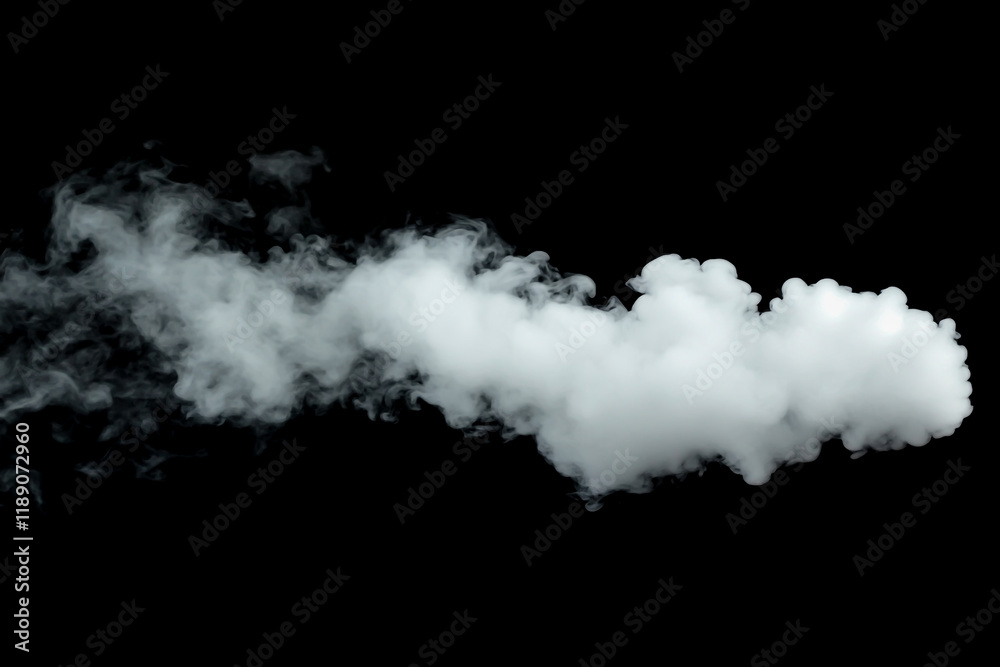 White Smoke on Black Background - Smoke Texture or Overlay Effect White Smoke on Black Background - Smoke Texture or Overlay Effect