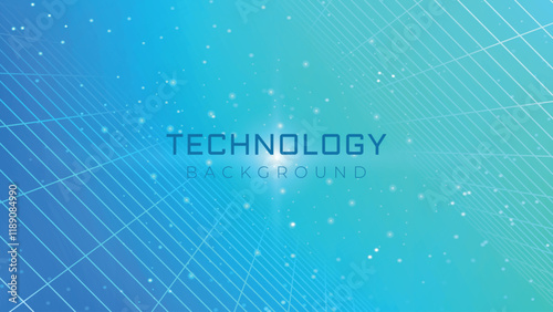 Technology connection digital data background