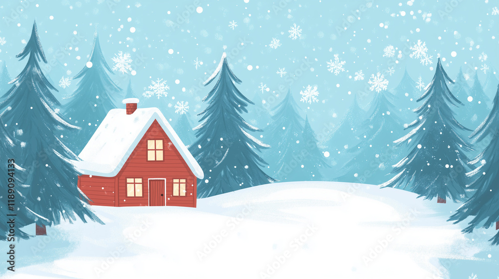 Cozy Cabin in Winter Wonderland Cozy Cabin in Winter Wonderland