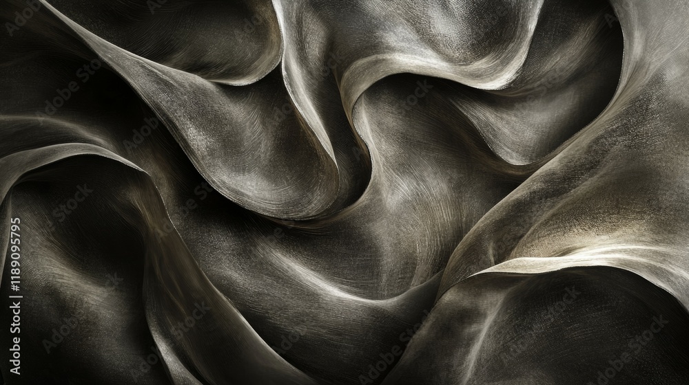 Serene Monochrome Flow - Abstract Organic Texture with Soft Dark and Light Transitions Serene Monochrome Flow - Abstract Organic Texture with Soft Dark and Light Transitions