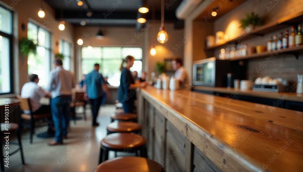 A cozy coffee shop interior with patrons enjoying their time and warm ambiance. A cozy coffee shop interior with patrons enjoying their time and warm ambiance.