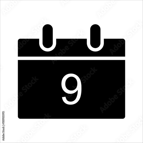 Calendar icons collection 1, 2, 3, 4, 5, 6, 7, 8, 9, 10, 11, 12, 13, 14, 15, 16, 17, 18, 19, 20, 21, 22, 23, 24, 25, 26, 27, 28, 29, 30. All days of yea. Vector illustration
