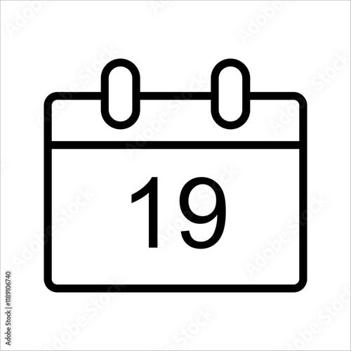Calendar icons collection 1, 2, 3, 4, 5, 6, 7, 8, 9, 10, 11, 12, 13, 14, 15, 16, 17, 18, 19, 20, 21, 22, 23, 24, 25, 26, 27, 28, 29, 30. All days of yea. Vector illustration