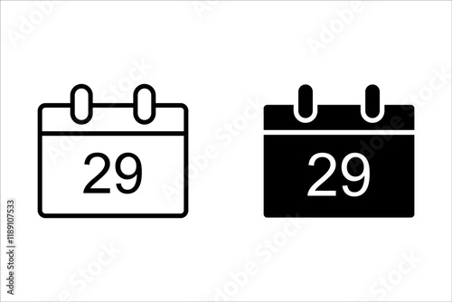 Calendar icons collection 1, 2, 3, 4, 5, 6, 7, 8, 9, 10, 11, 12, 13, 14, 15, 16, 17, 18, 19, 20, 21, 22, 23, 24, 25, 26, 27, 28, 29, 30. All days of yea. Vector illustration