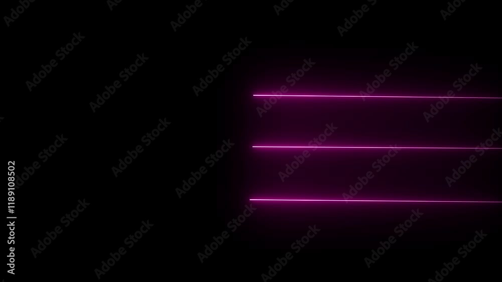abstract neon red technology motion background with glowing laser beams. Seamless loop
