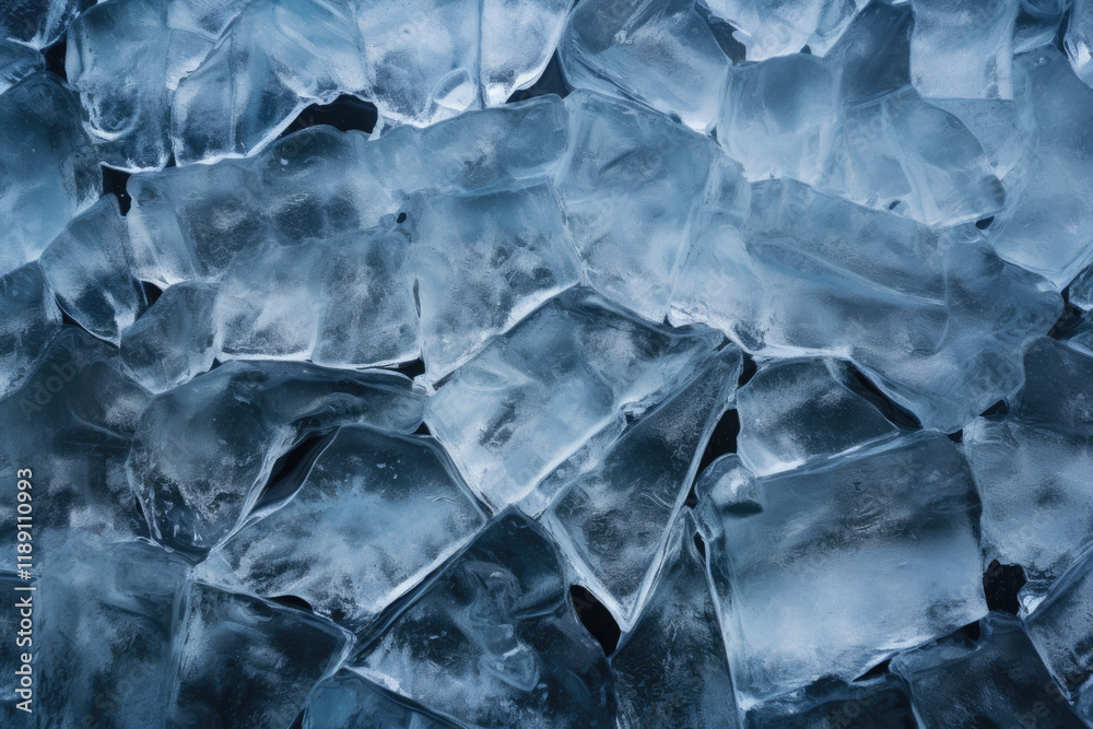 Obraz premium 氷, 水, 冷たい, ひび割れ, テクスチャ, パターン, 素材, 自然, デザイン, 冬, ice, water, cold, crack, texture, pattern, material, nature, design, winter