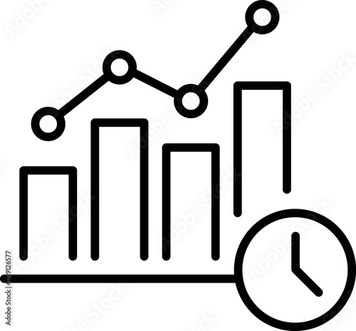 Business Analytics line editable icon set. Containing Analyzing, Data, Big Data, Research, Examining, Chart, Diagram, Expertise, Planning, and more. Vector