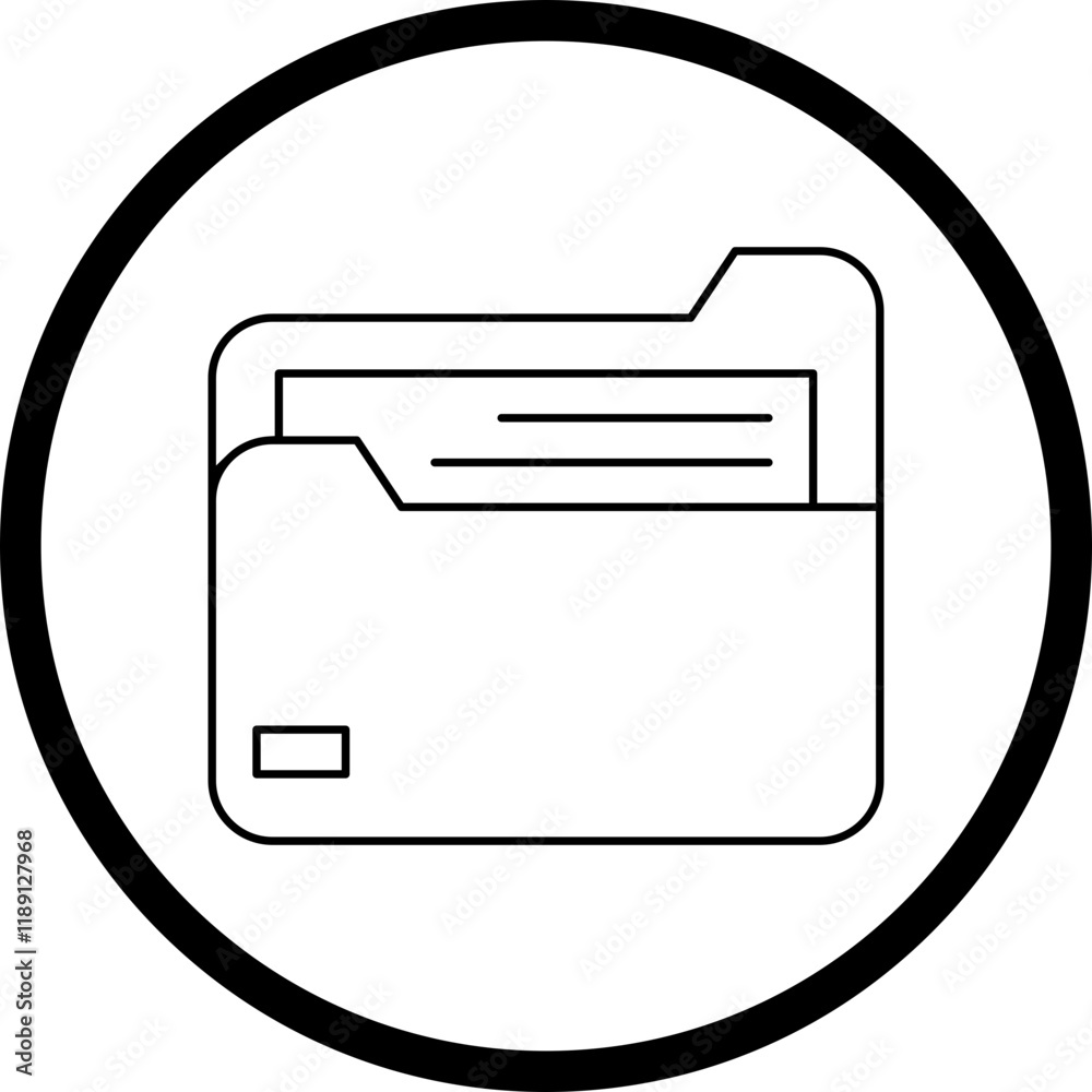 Data Folder icon single vector illustration Data Folder icon single vector illustration