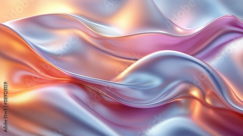 Wallpaper Mural Abstract Background - Flowing Colors - 3D Render Torontodigital.ca