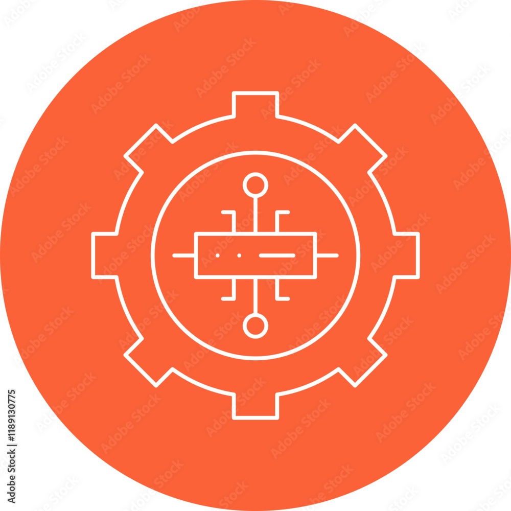 Server Settings icon single vector illustration Server Settings icon single vector illustration