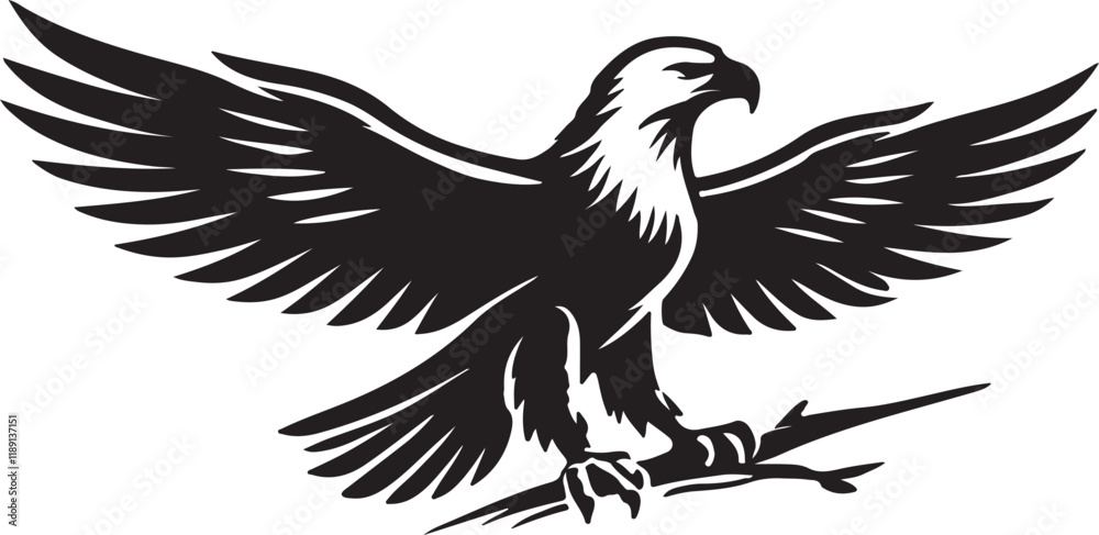 Fototapeta premium eagle vector illustration