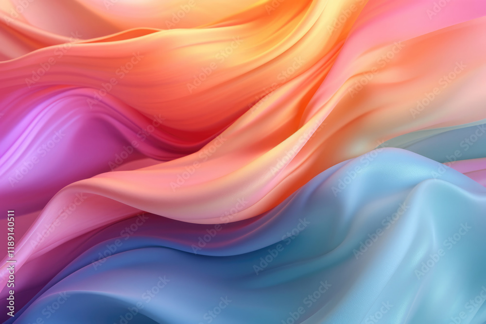 Obraz premium カラフル, 波, 煙, テクスチャ, 模様, デザイン, ペイント, アート, colorful, wave, smoke, texture, pattern, design, paint, art