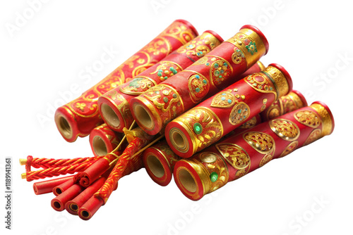 Red and Gold Firecrackers