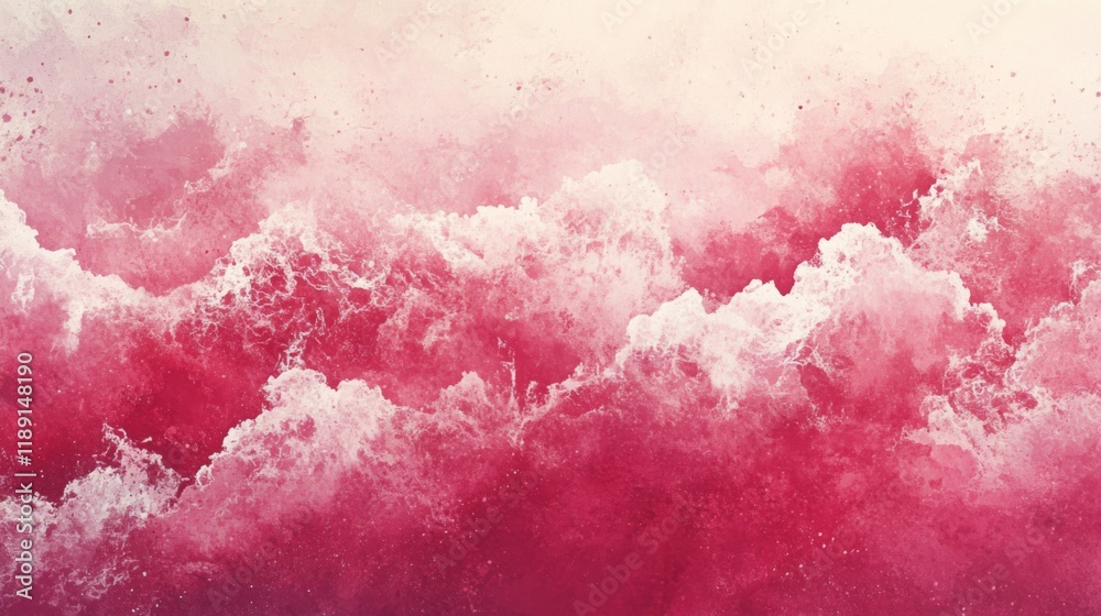 Obraz premium Abstract Pink Waves