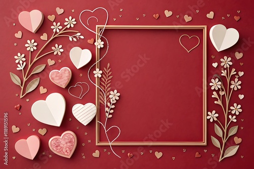 Romantic Valentine's Day Background with Love Theme