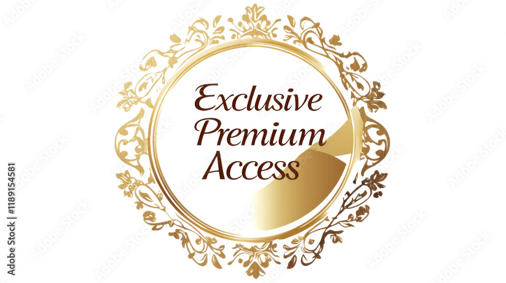 Premium excess label isolated on white background Premium excess label isolated on white background