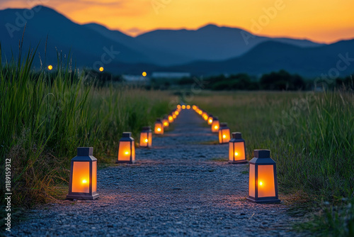 A Scenic Countryside View A...