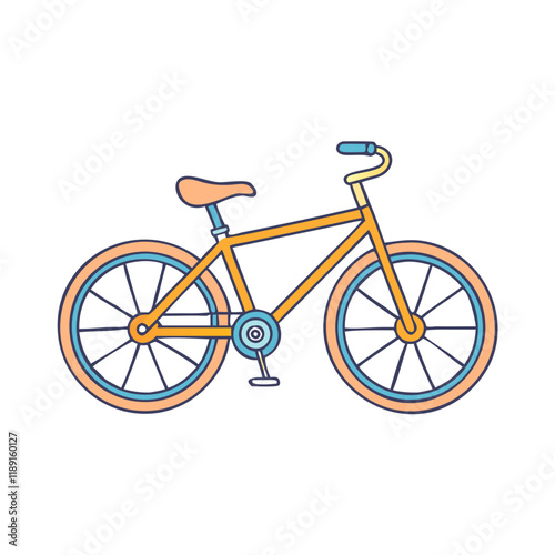 bicycle vector icon, bicycle vector illustration - simple illustration of bicycle, perfect for logos,and bicycle -themed designs.