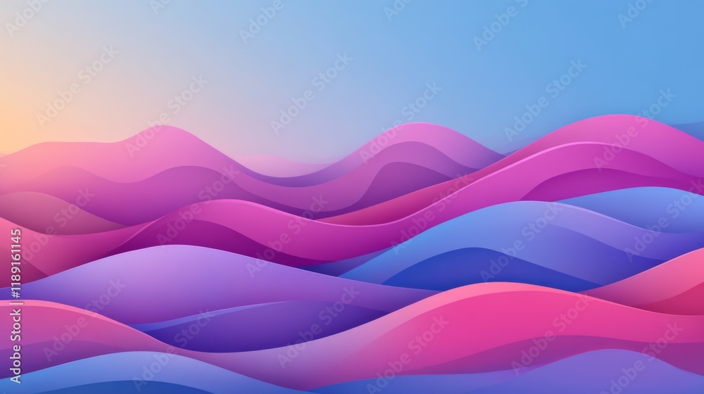 Abstract Colorful Waves Background Abstract Colorful Waves Background