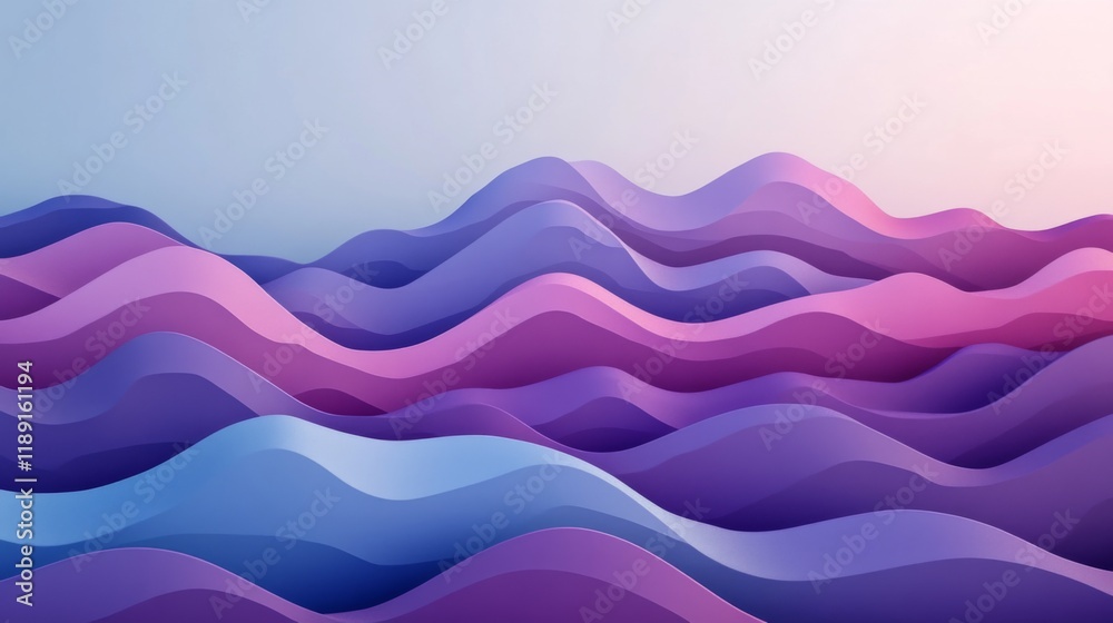 Colorful Abstract Waves Colorful Abstract Waves