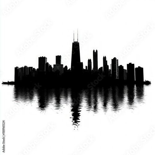 City Skyline Isolated