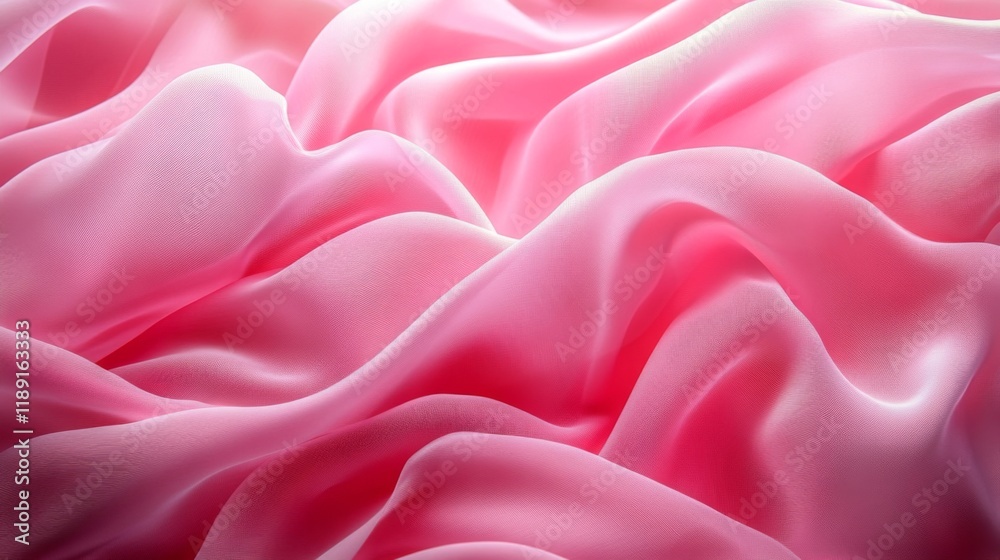 Obraz premium Pink Silk Waves
