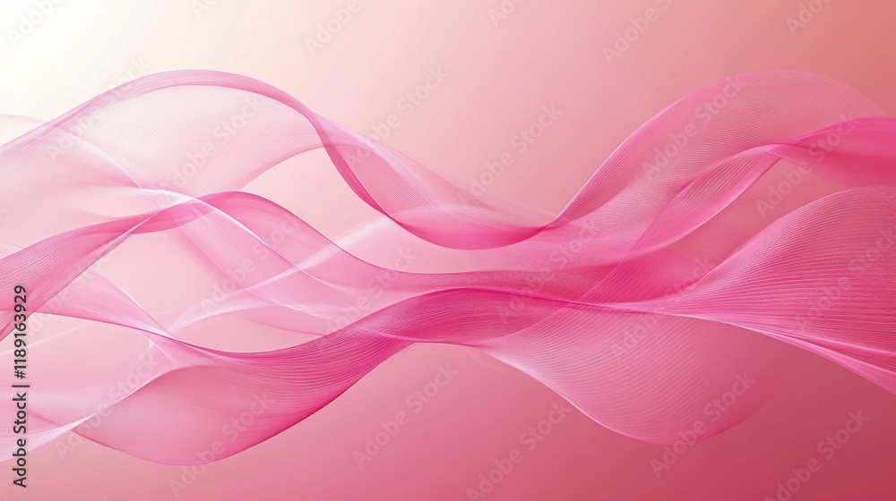 Abstract Pink Waves Abstract Pink Waves