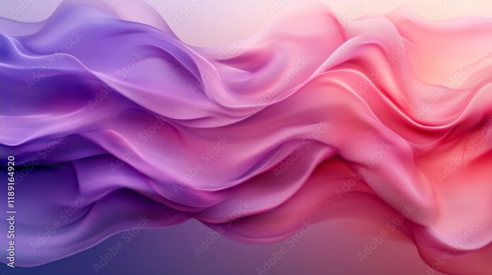 Fototapeta premium Abstract Colorful Fabric Waves