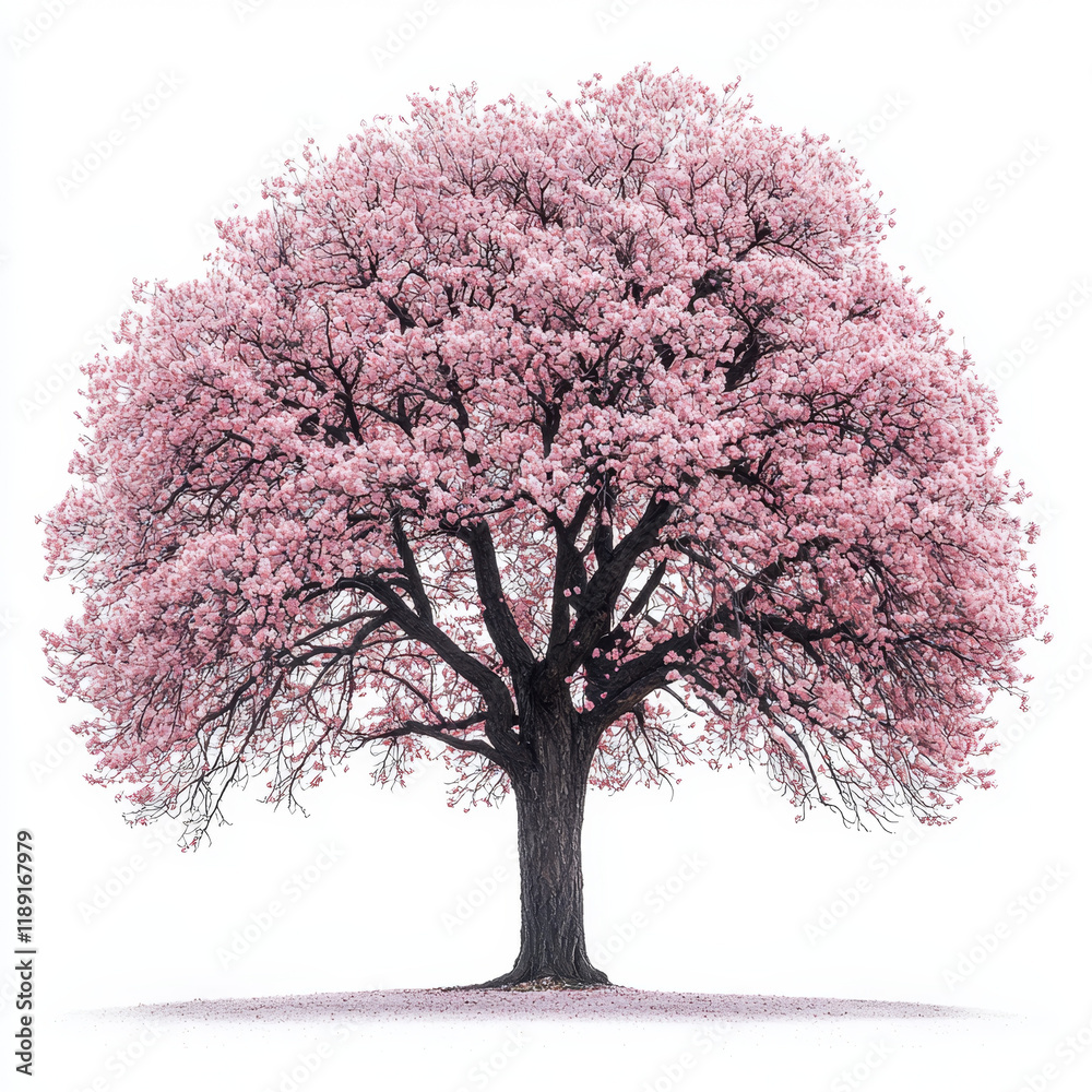 Fototapeta premium Pink Blossom Tree in Full Bloom.