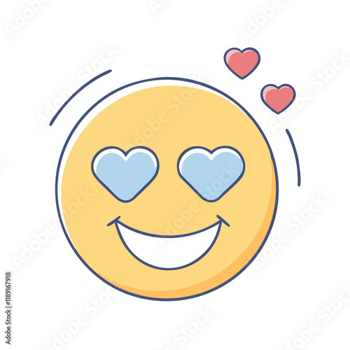 heartwarming smile vector icon, heartwarming smile vector illustration - simple illustration of heartwarming smile, perfect for logos,and heartwarming smile -themed designs.