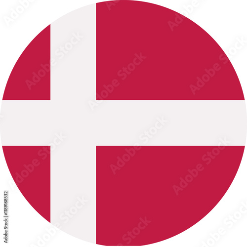 Denmark circle flag