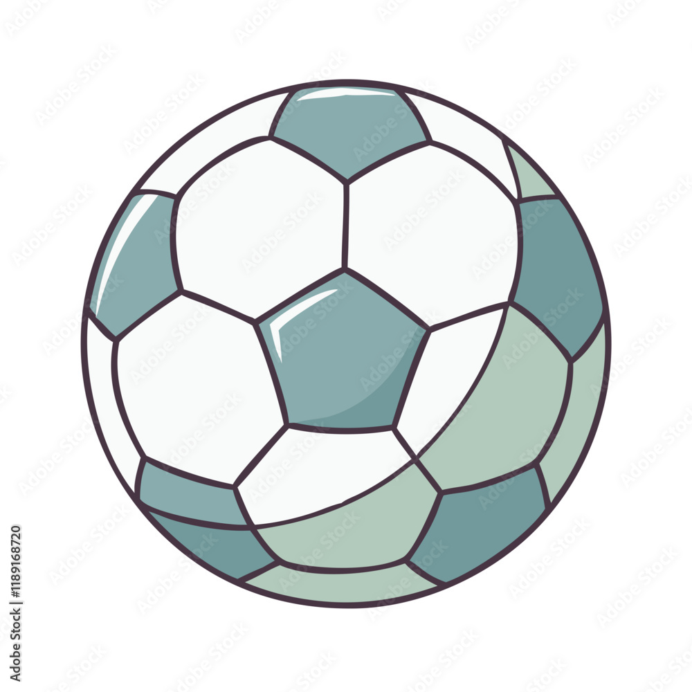 Fototapeta premium soccer ball vector icon, soccer ball vector illustration - simple illustration of soccer ball, perfect for logos,and soccer ball -themed designs.