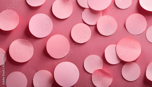 texture of paper pink polka dots
