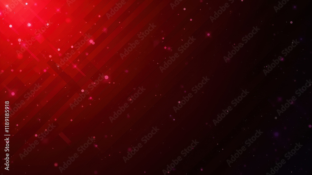 Red Abstract Background, Glowing Lines & Dust - Abstract & Geometri. Red Abstract Background, Glowing Lines & Dust - Abstract & Geometri.