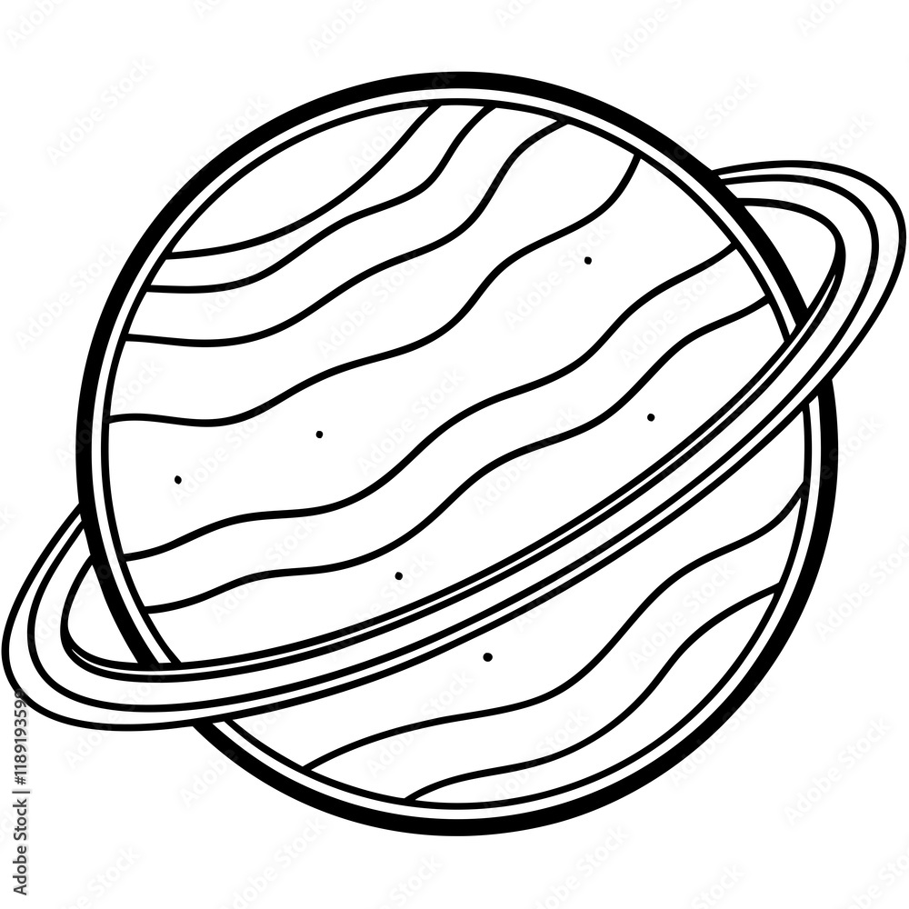 Cosmic Line Art Planet Designs Cosmic Line Art Planet Designs