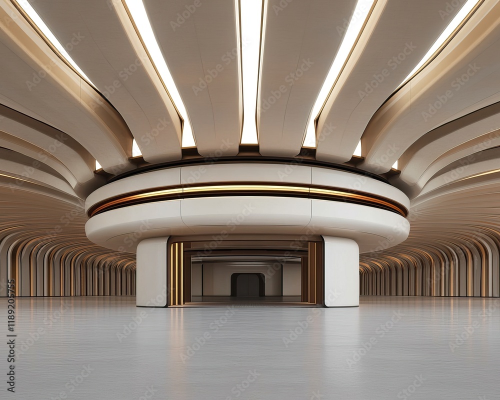 A spacious, modern architectural interior with sleek lines, dramatic lighting, and a minimalist design, creating an inviting atmosphere. A spacious, modern architectural interior with sleek lines, dramatic lighting, and a minimalist design, creating an inviting atmosphere.