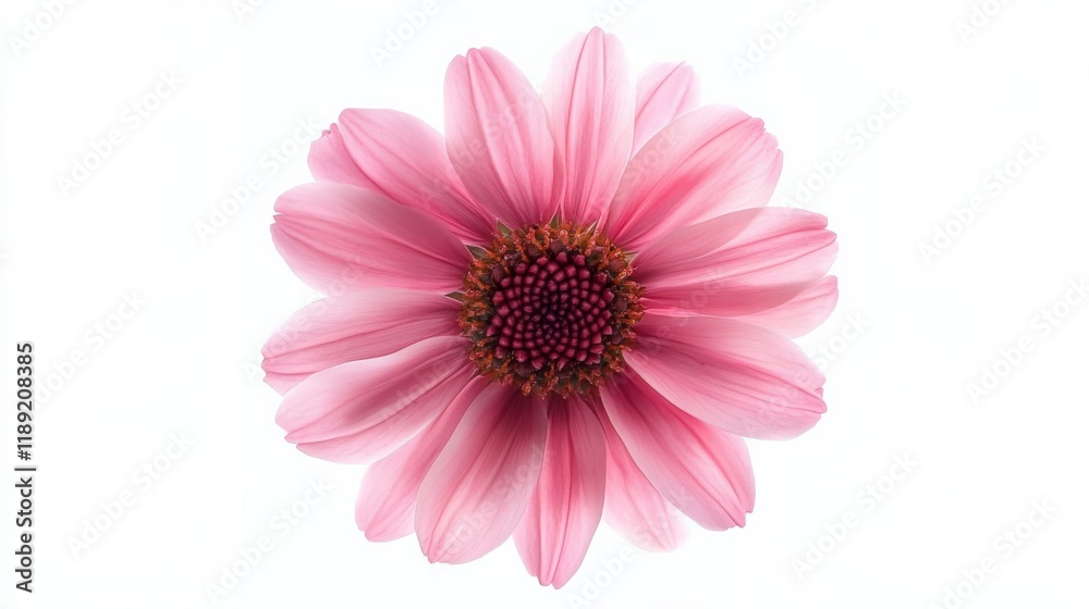 close up of pink flower on a white background close up of pink flower on a white background