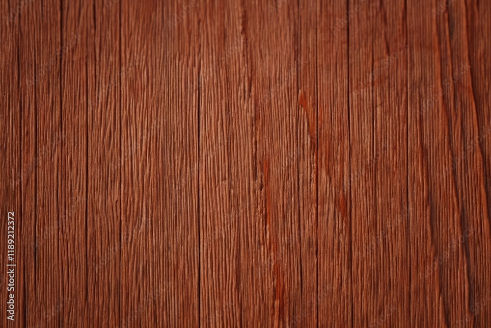 Naklejka premium Rich Brown Wood Texture Background Rustic Plank Design